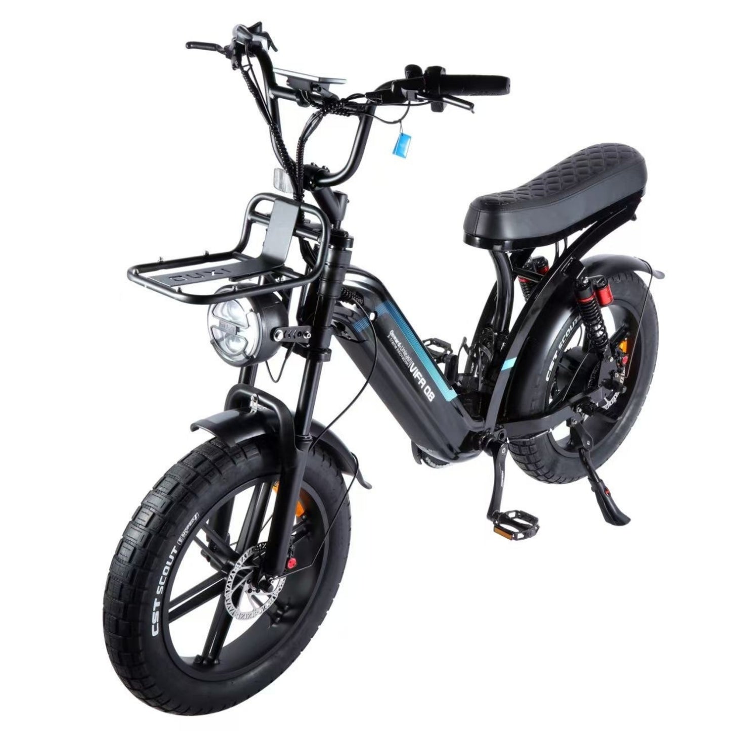 OUXI Q8 - Zwart - Lage instap