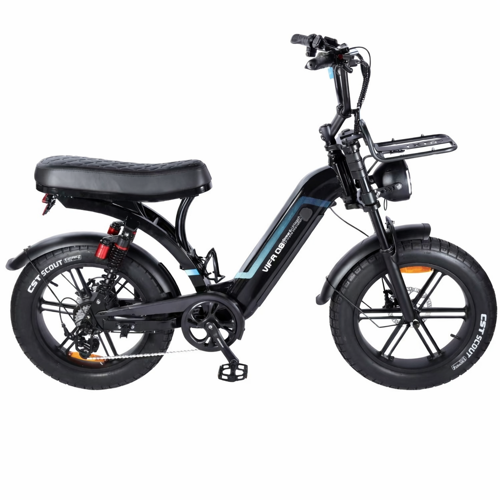 OUXI Q8 - Zwart - Lage instap
