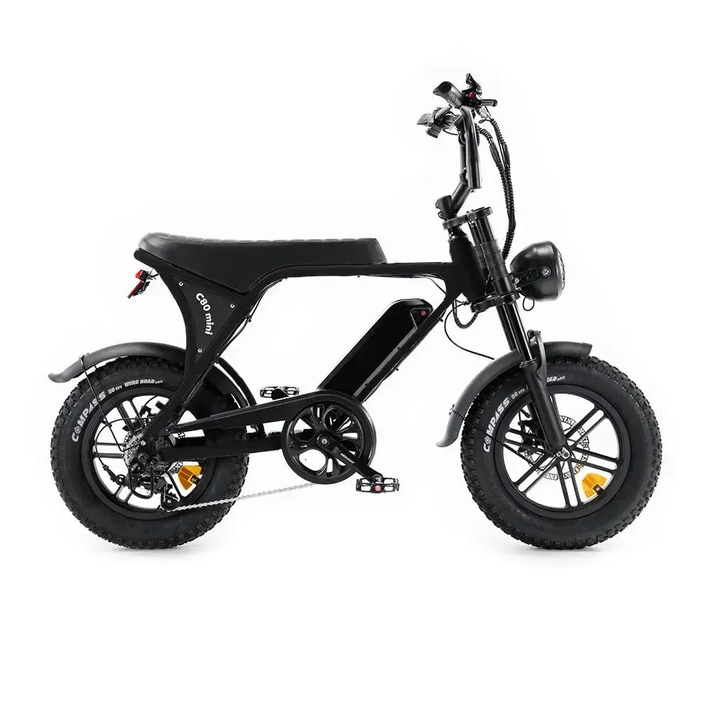OUXI C80 Mini - Zwart - Fatbike
