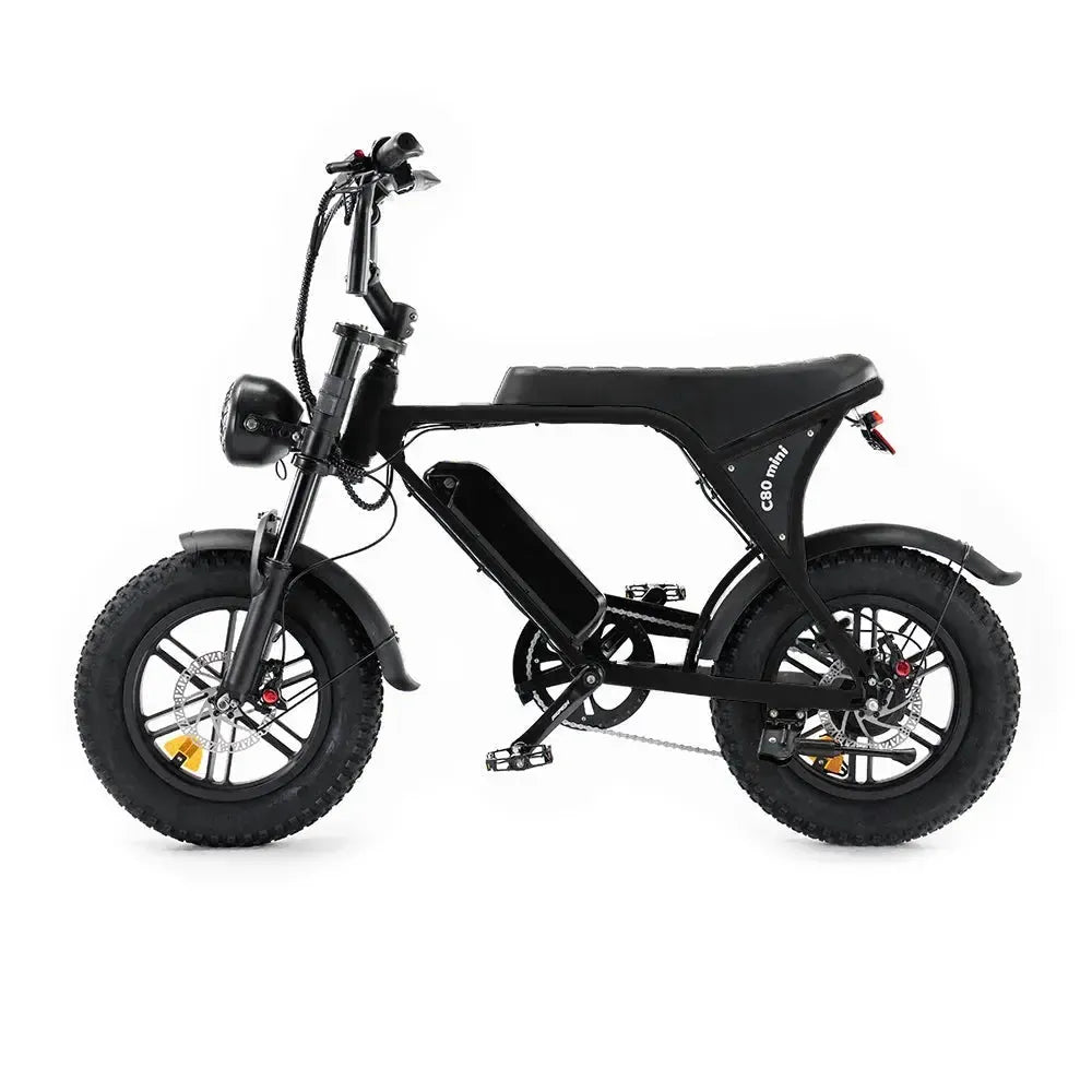 OUXI C80 Mini - Zwart - Fatbike